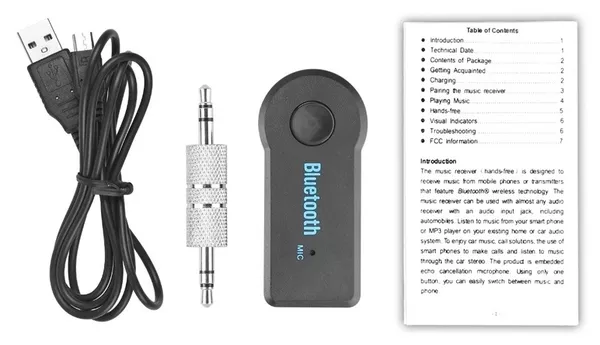 Bluetooth адаптер (приемник) универсальный для аудиоустройств. 6