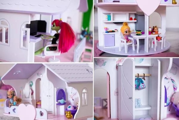 Кукольный домик и мебель - отличный подарок ребенку 3