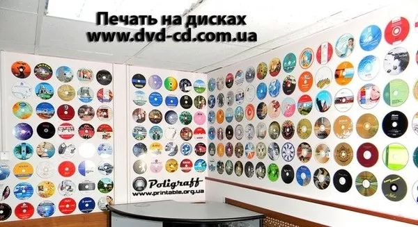 Друк на на CD dvd дисках,  запис,  тиражування CD dvd дисків 2